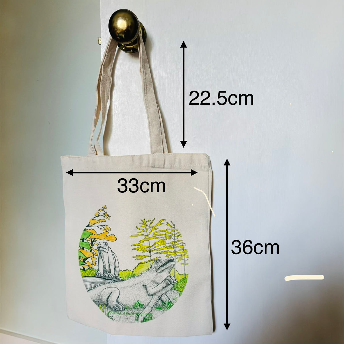 Crystal Palace Dinosaur tote bag