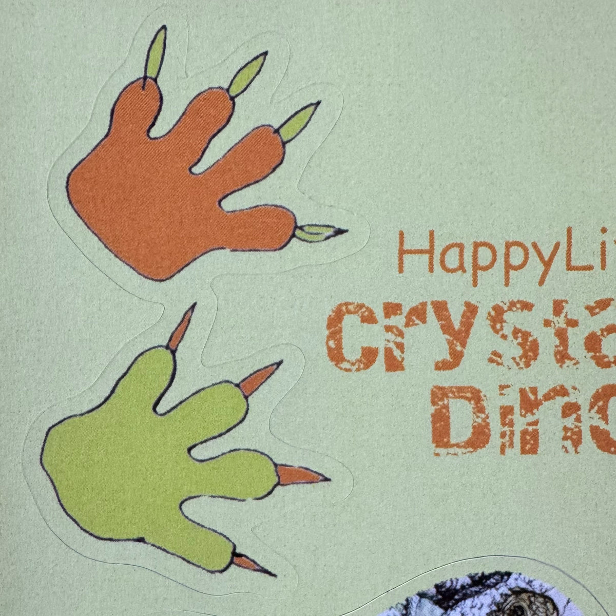 Crystal Palace dinosaur stickers