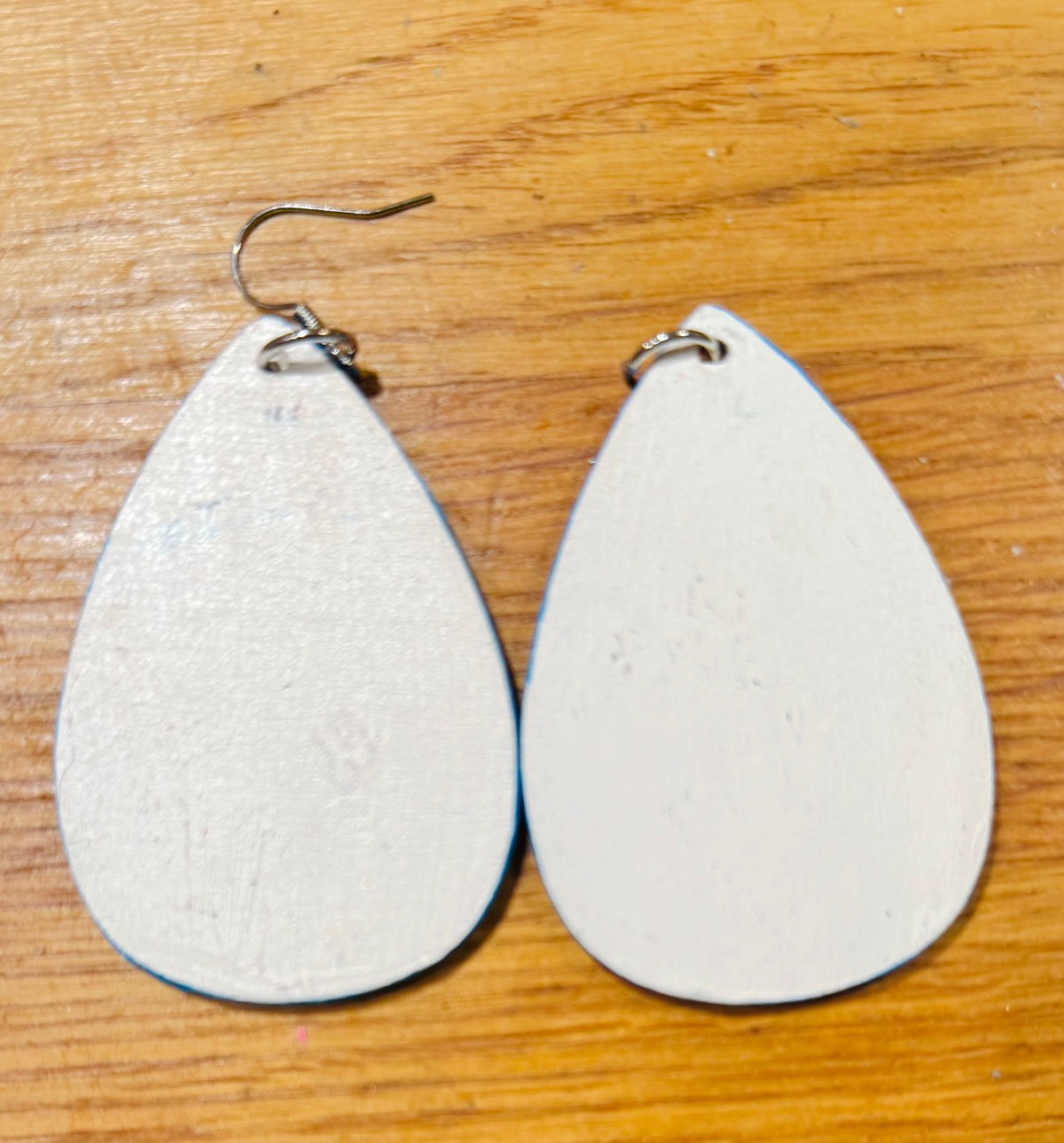 Cute cat wooden earrings