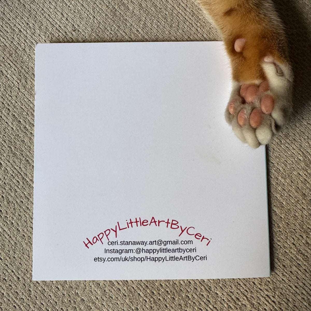 Blank art greeting cards for nature lovers