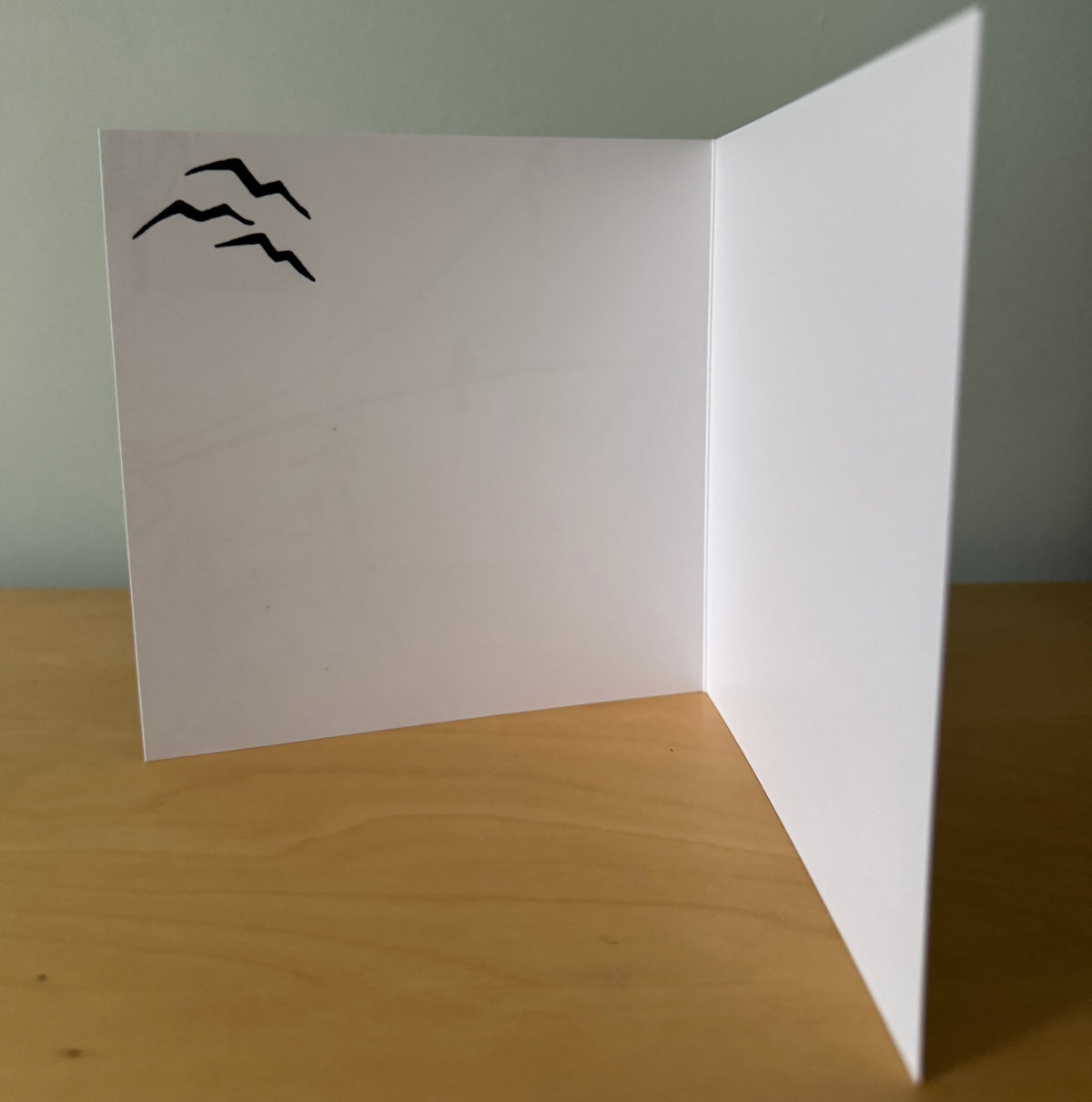 Blank art greeting cards for nature lovers